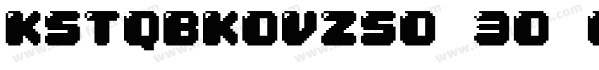 KSTQBKOVZS0 30 00字体转换